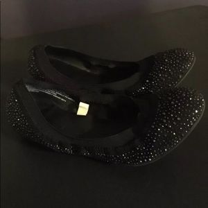 Mossimo sparkly black flats